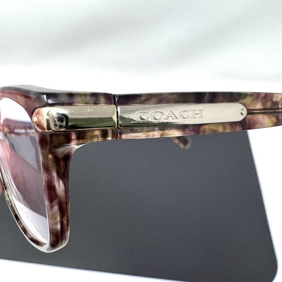 Coach Eyeglasses HC 6065 5287 Confetti Light Brown Frames 51 [] 17 135 - Picture 6 of 11